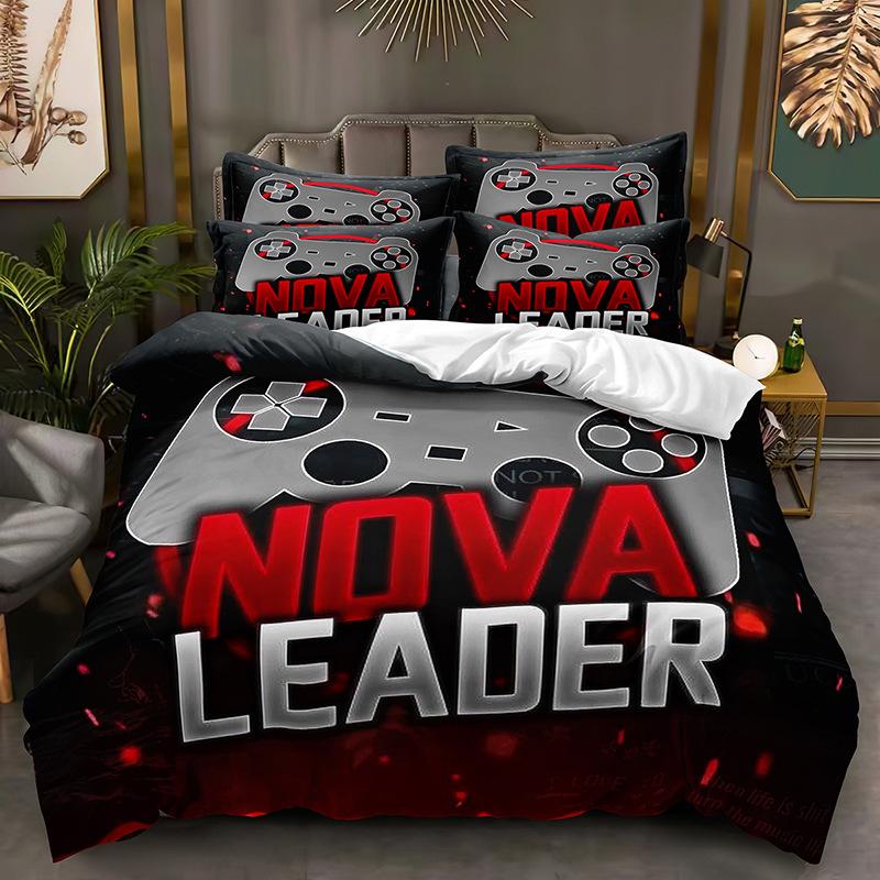 Imprimare tehnologică de modă, imprimare digitală 3D, lenjerie de pat, huse de plapapă, fețe de pernă, seturi din trei piese