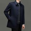 Firstview Men's Urban Casual Wool Blend Overcoat