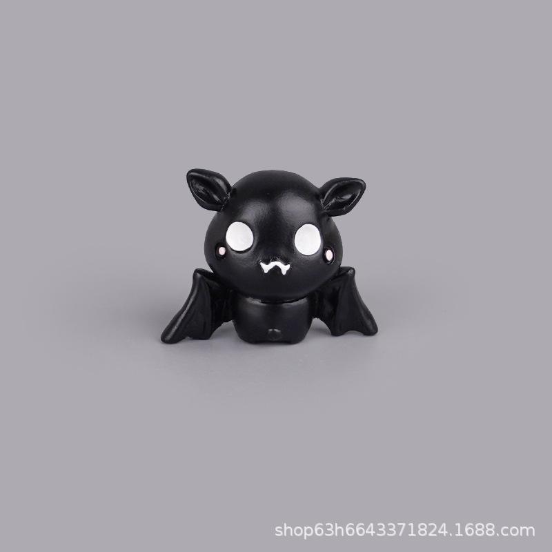 Micro Landscape Halloween Pumpkin Ornament Accessories Small Ornament Resin Ghost Ornament Ornament Landscape