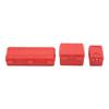 3 Pcs RC Car Simulation Luggage Case Large Medium Small RC Crawler Suitcase Decoration for 1 18 1 24 Red