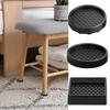 Non Slip Furniture Pads 4 Pieces Silicone Anti Skid Caster Cups Furniture Sliders for Hardwood Floors for Bed Couch Cabinet Sofa