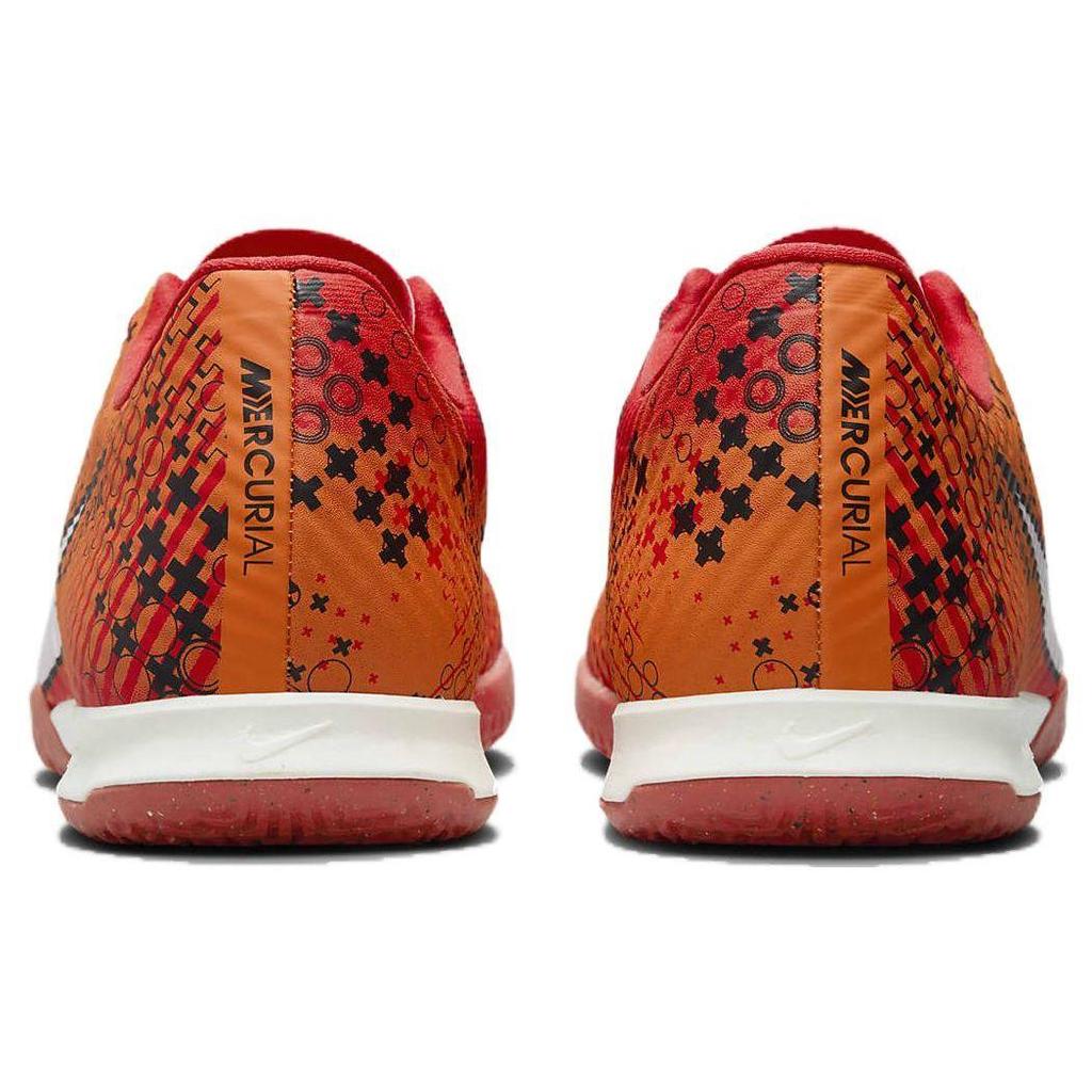 Nike Men's Zoom Mercurial Vapor 15 Academy MDS IC Dream Speed Light Crimson Bright Mandarin Black Pale Ivory FD1164-600