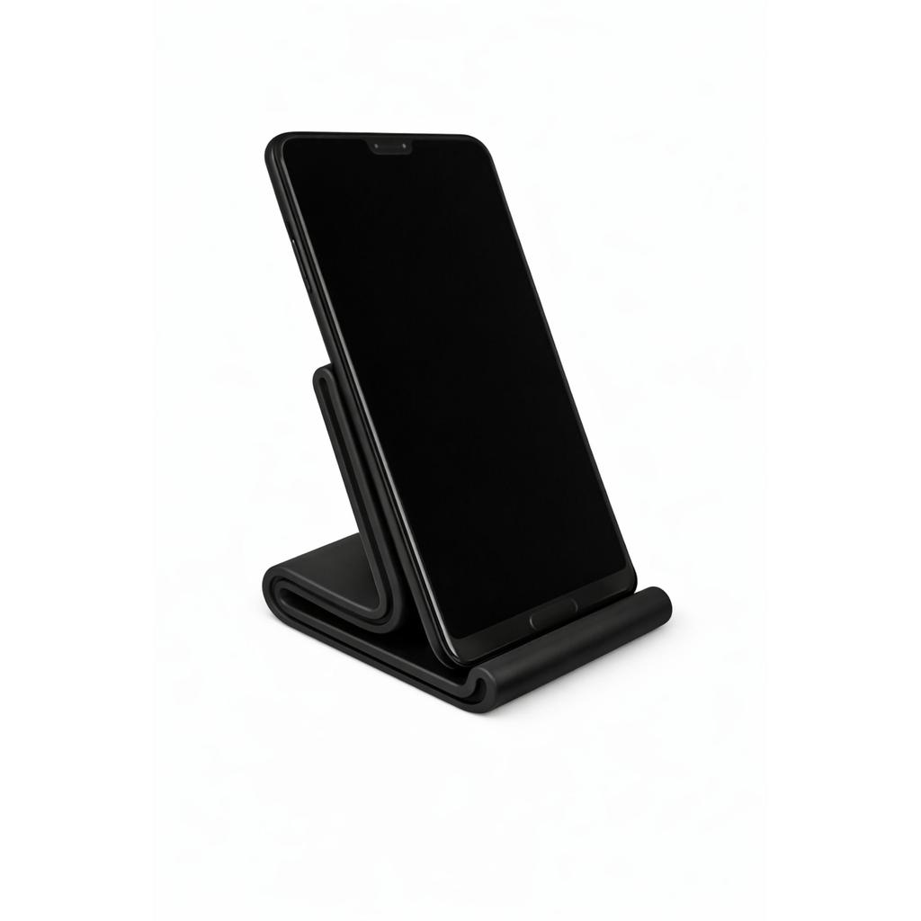 Black phone stand desk stand smartphone holder