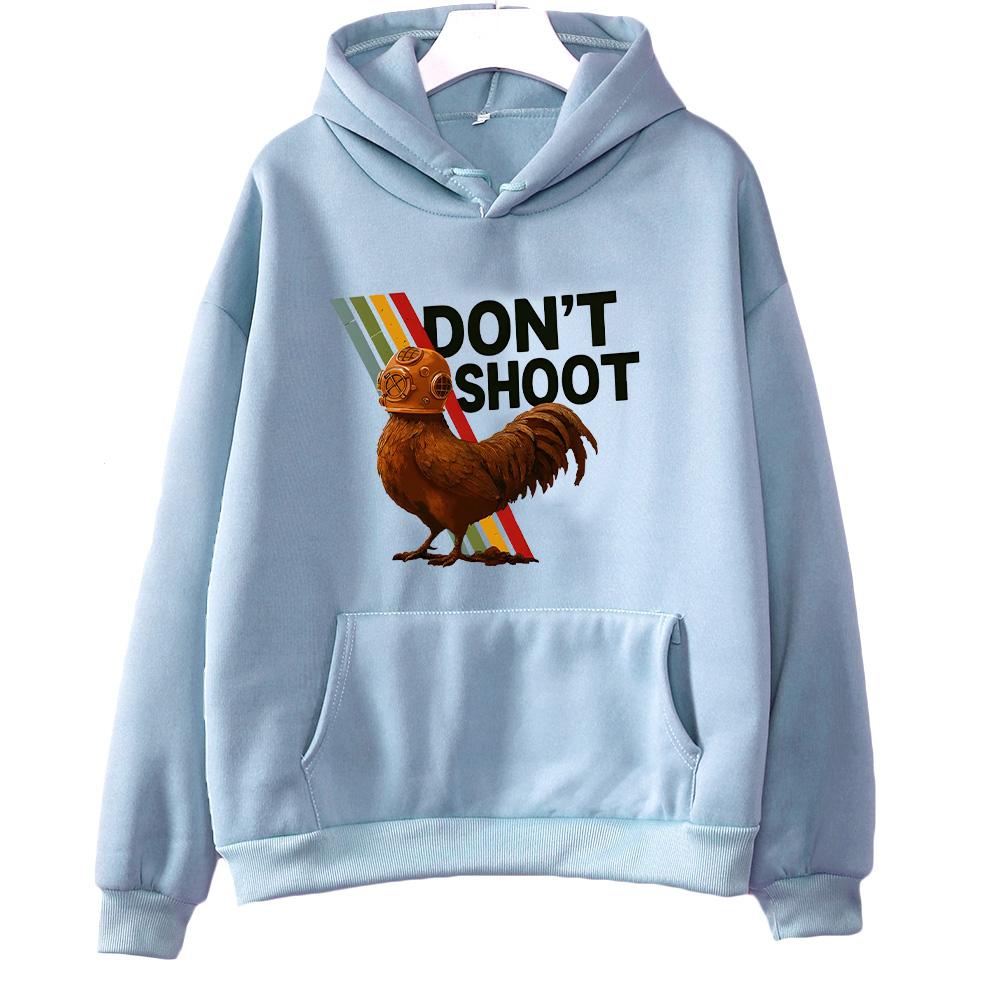 Grafica Non Sparare Felpa con Cappuccio ARC Felpe ARC Raiders Felpa per Giocatori Uomo Donna Felpa con Cappuccio Ispirata ad Arc Raiders Pullover Top Y2K Outfit coordinato per coppia
