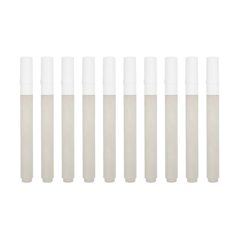 Pack Of 10 High Volumes Ink Markers Easy Removal On Fabric Paper Leather Wood Ceramic Comfortable Handle