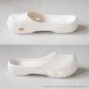 Oka Care Mule Bath Large Slippers, White,