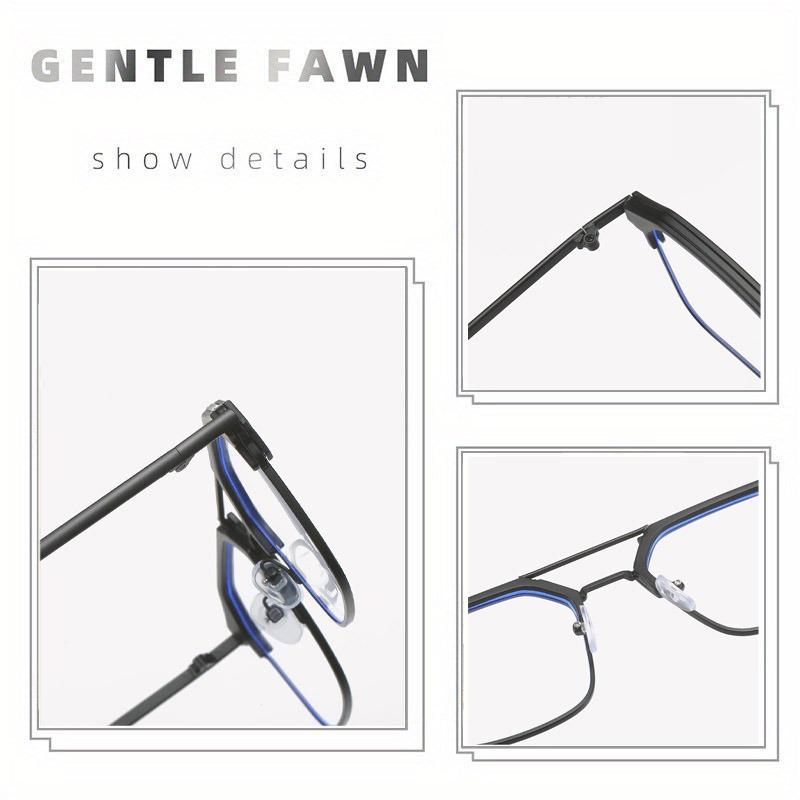 Non-polarized Men Square Half Frame Photochromic Glasses Double Beam Frame Shades Sunglasses Unisex Outdoor Color Changing Eyewear