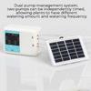 Double Pump Intelligent Garden Automatic Watering Device Solar Energy Charging Potted Plant Drip Irrigation Timer System