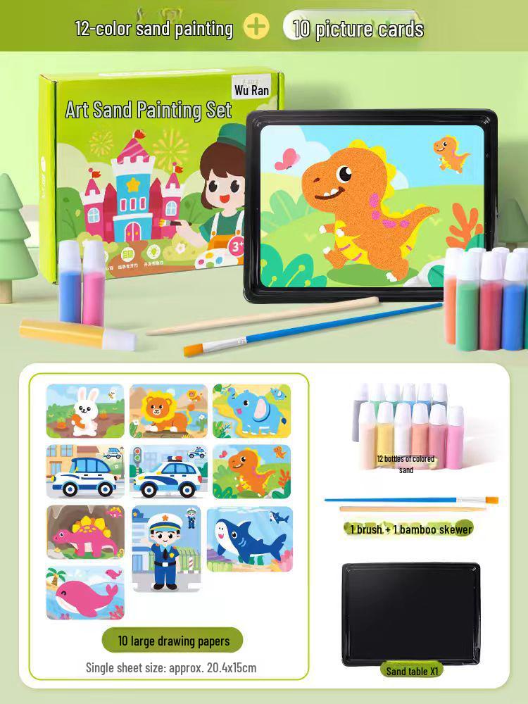 Children's DIY Sand Painting Kit - Gift for Boys and Girls