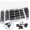 72pcs Sturdy Spring Steel Cable Clip Rubber Lined Designs Portable Accessory for Automotive and Industrial Use