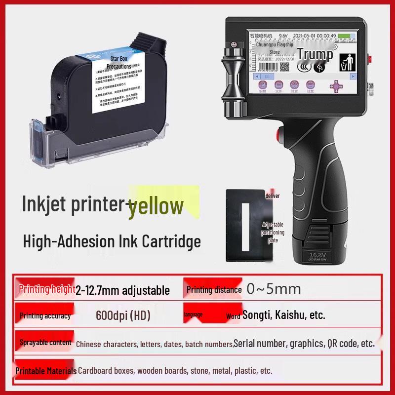 Chuangpu T1 Handheld Inkjet Printer for Large Font Date and Number Coding