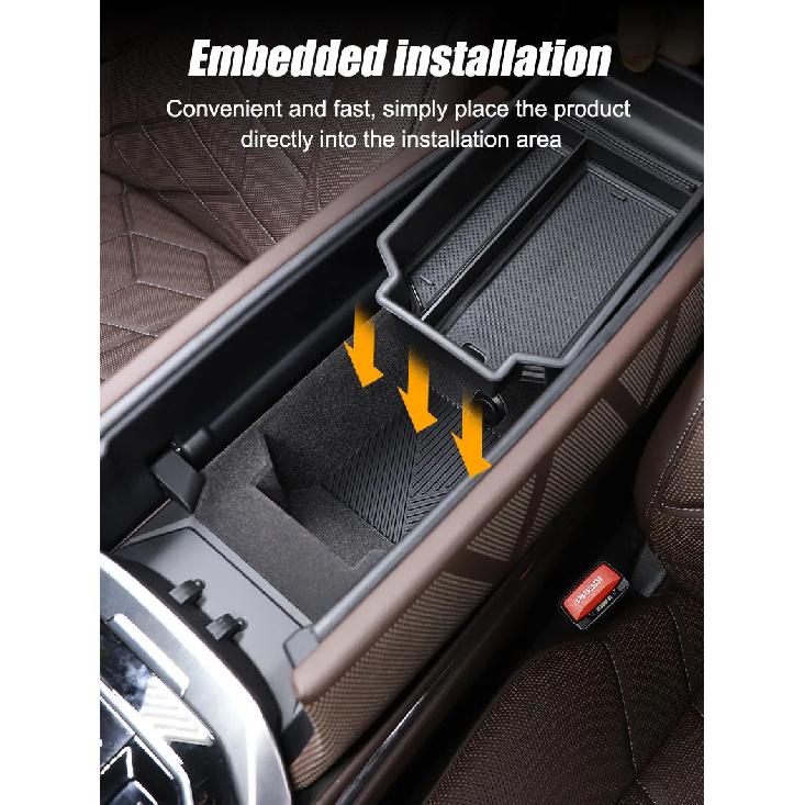 For BMW 7 Series G70 2023 Car Central Control Armrest Box Storage Box Organizer Tray Car Interior Accessories