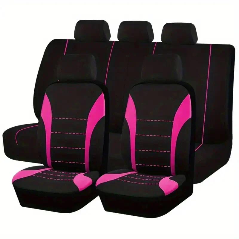 Four Season Universal Car  Front/Rear Seat Cover Polyester Fabric Protect Seat Covers Safe Truck Van SUV Seat Protecto Accessory