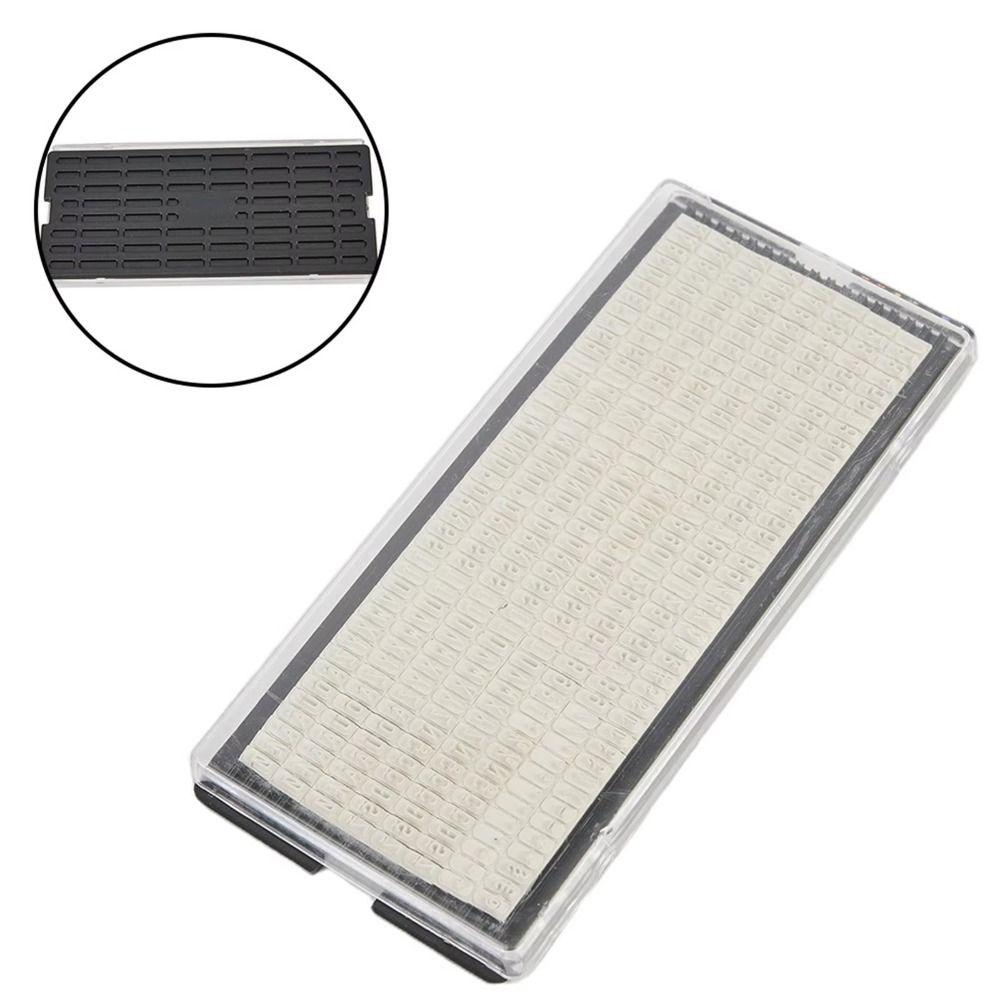 3mm 4mm 6.4mm Stamp Digital Letters Name Address DIY Stamp Board Stamp Letters Plate  School Office
