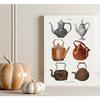 Modern Retro Kitchen Teapot Art Minimalist Illustrations Posters Prints Canvas Painting Wall Art Picture Living Room Home Decor