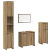 VidaXL 4-piece Bathroom Furniture Set Engineered Wood, Bathroom Cabinet, Bathroom Cupboard, Furniture 3328556