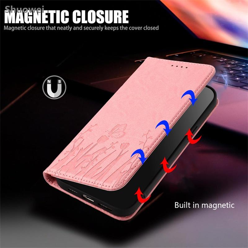 Flip Phone Case OnePlus 1+ Ace 2V 5 Ultra Nord CE 2 4 3 5 N10 100 200 4G 5G Leather Wallet Cover Casing