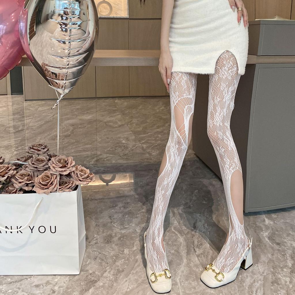 Jacquard Bat Netting Stockings Dense Bat Netting Jacquard Fishnet Stockings