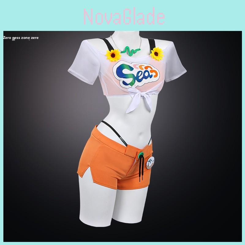 Zenless Zone Zero Belle Summer Cosplay Costume With Accessories For Anime Conventions