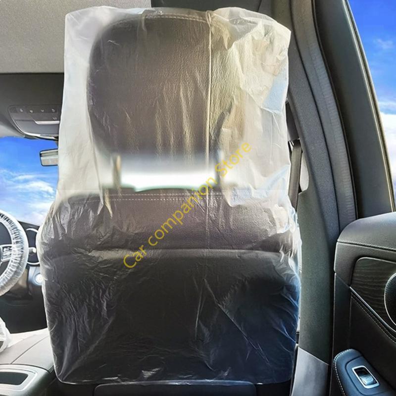 

Plastic Cover Disposable Car Covers Vehicle Dustproof Covers 11UD