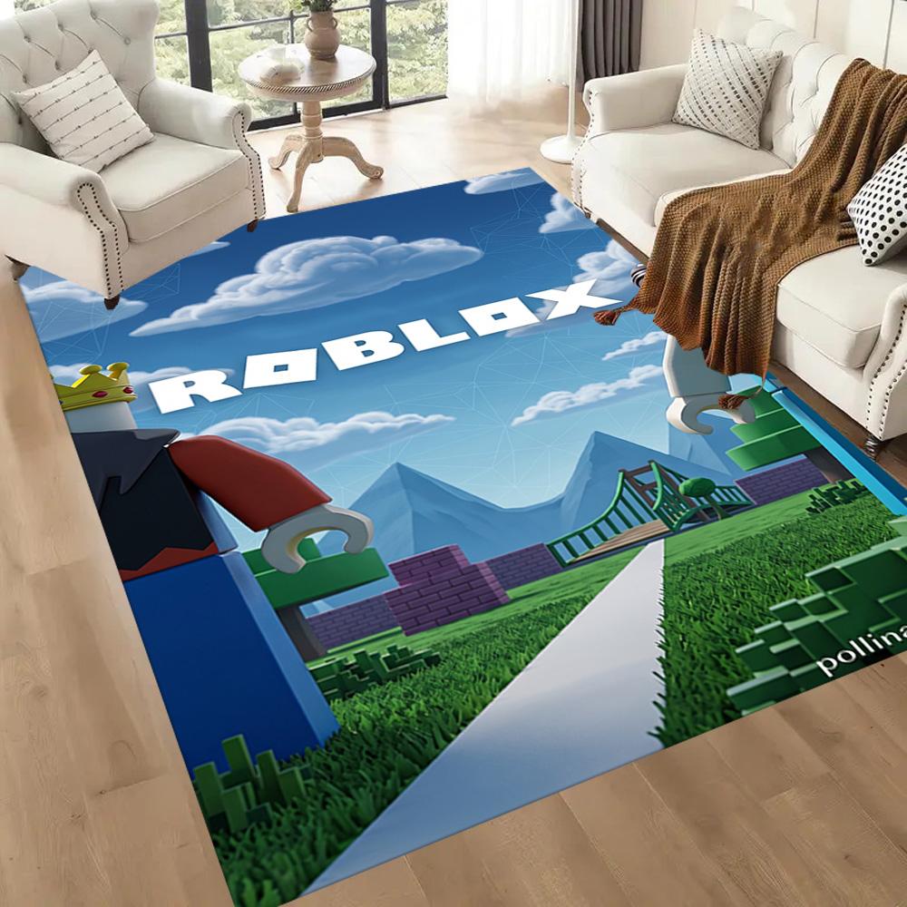 Roblox 50 Floor Mat Perfect for Bedrooms Game Room Dining Room Living Rooms Antislip Carpet Decorate Offices
