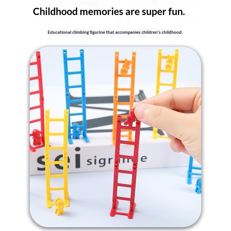 10Set Mini Plastic Climbing Stairs Doll Diy Puzzle Toys For Kids Birthday Party Favors Baby Shower Pinata Fillers School Rewards
