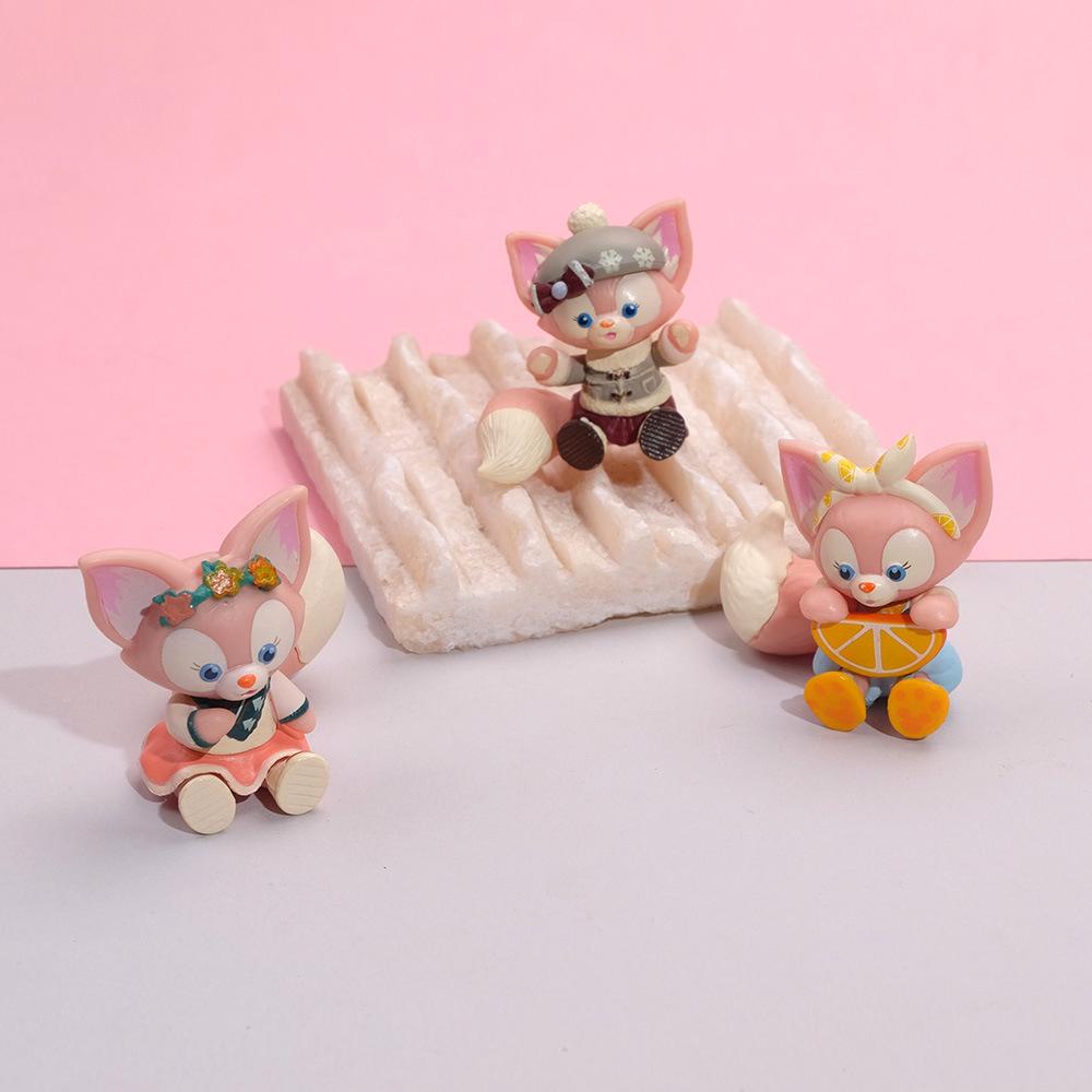 Cute Lemon Fox Wreath DIY Pendant Ornaments - Winter Belle Collection Blind Box