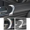 Matte Silver Car Armrest Box Switch Part Replace Trim For Benz C W205 2015-