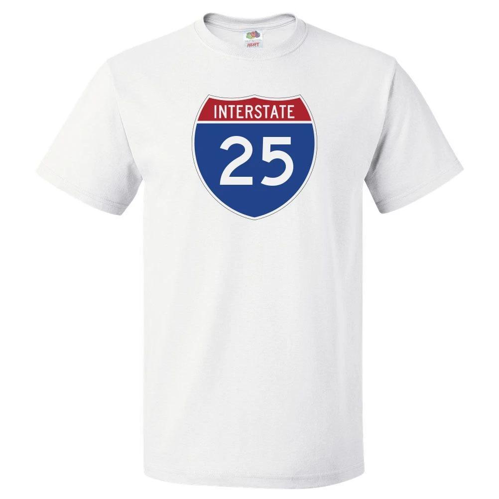 I25 Shirt Interstate 25 T Shirt I-25 Highway Tee L