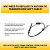 New Transmission Auto Shift For Cable 2002-2009 GM Envoy Trailblazer Replacement