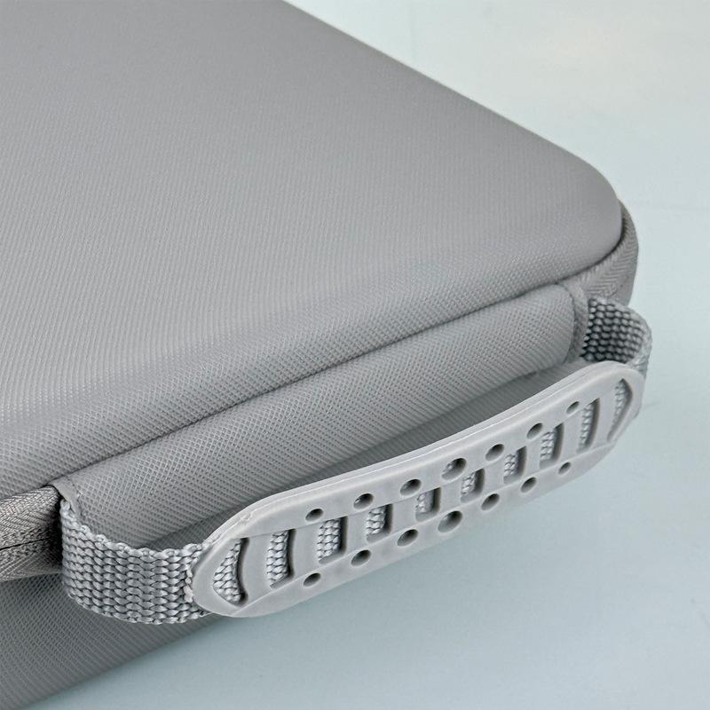 Luxury Gray Crossbody Satchel Bag for Osmo Mobile 7 Waterproof Phone Bag with Shoulder Strap EVA PU Material 280g