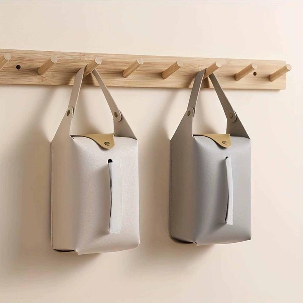 Travel Hanging Tissue Bag – Outdoor Portable Tissue Box Storage, Car & Camping Hanging Tissue Holder, Convenient & Compact