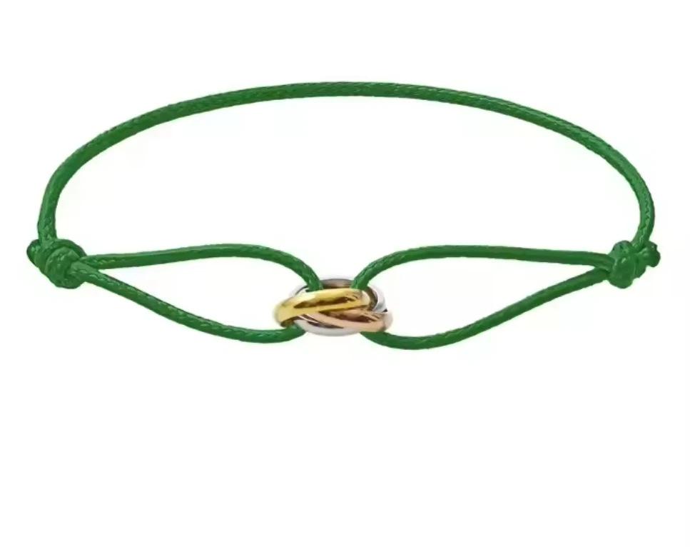 

Розкішний браслет для пари Ka s Premium Триколірний Трикільцевий