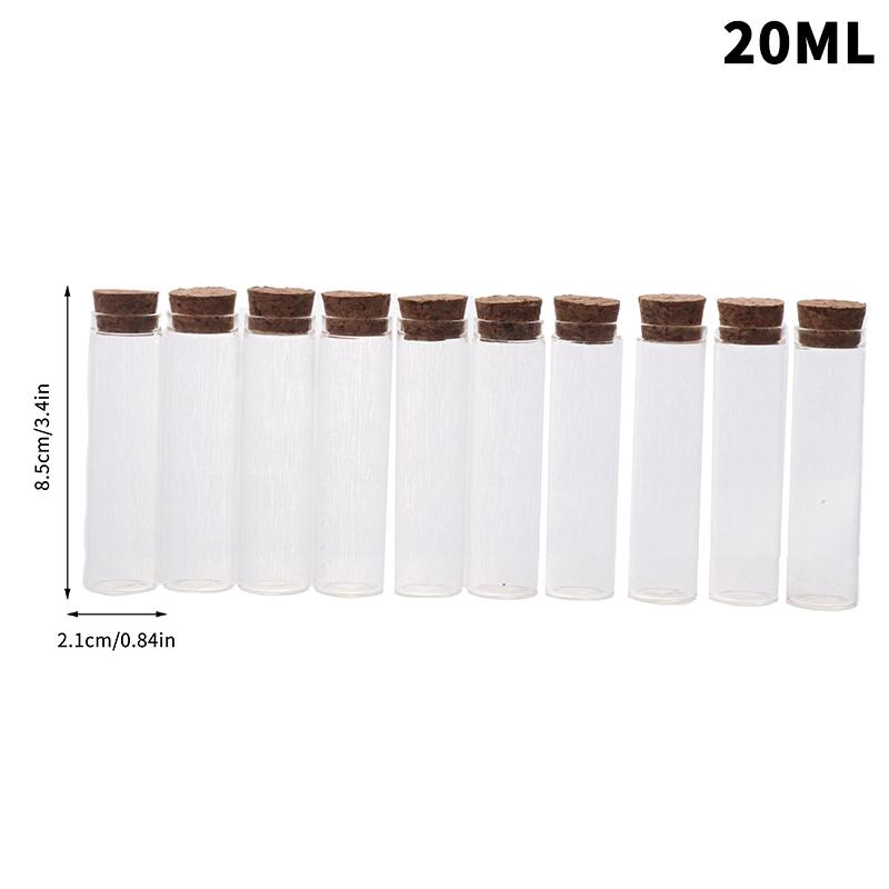 

10 шт. стеклянных пробирок с пробковой пробкой, бутылки с посланием, банки, флаконы, подарочные художественные изделия своими руками 5 мл, 8 мл, 10 мл, 12 мл, 15 мл, 20 мл, 25 мл, 30 мл