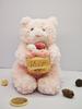 New JC Cute Smiley Face Cake Pink Christmas Gift Party Decoration cake Bear Plush Toy Soft Stuffed Dessert Doll Birthday