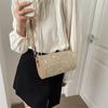 Fashionable Embroidery Female Crossbody Bags  Summer Trendy All-Matched Women Single Shoulder Pack Casual Ladies Barrel Bag