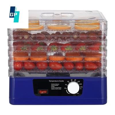 5 Trays Food Dehydrator Automatic Power Off Food Dehydrator Adjustable Intelligent Food Dehydrator