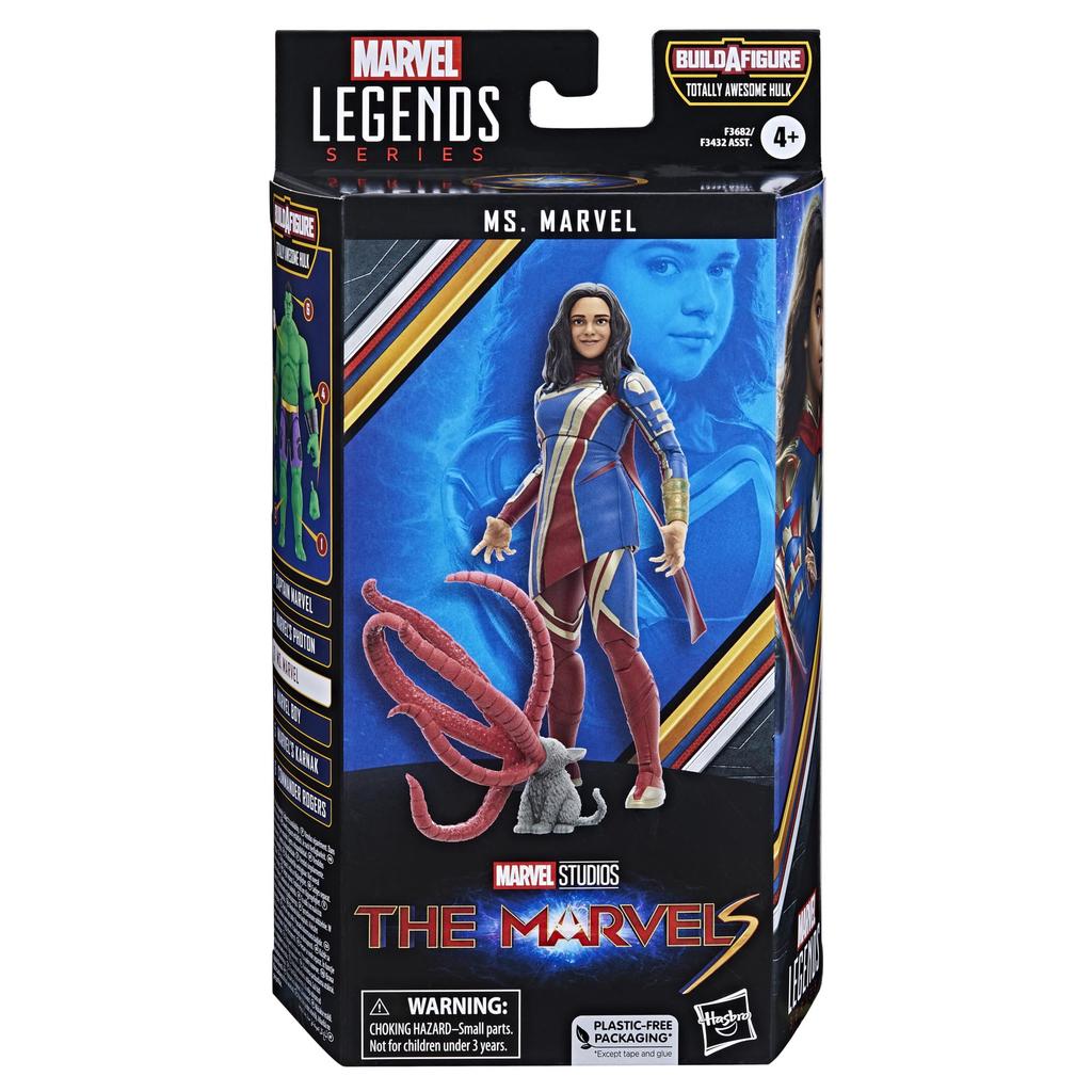 Hasbro Marvel Legends Series Ms. Marvel The Marvels 6-inch (15 cm) Collectible Action Figure, Ages 4 and Up, F3682, Authentic