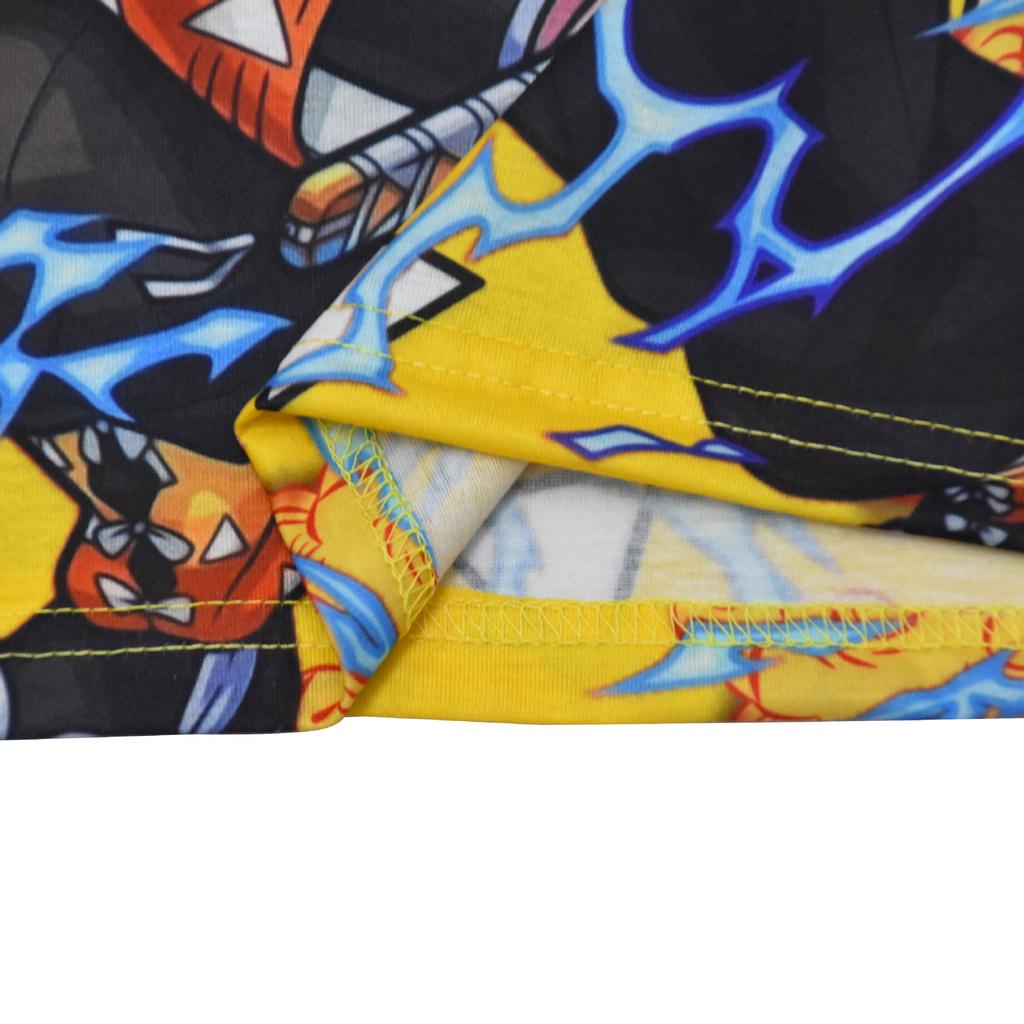Kids Boys Anime Cartoon Demon Slayer Kimetsu No Yaiba Short Sleeves T-shirt Top Shorts Pants Clothes Sets