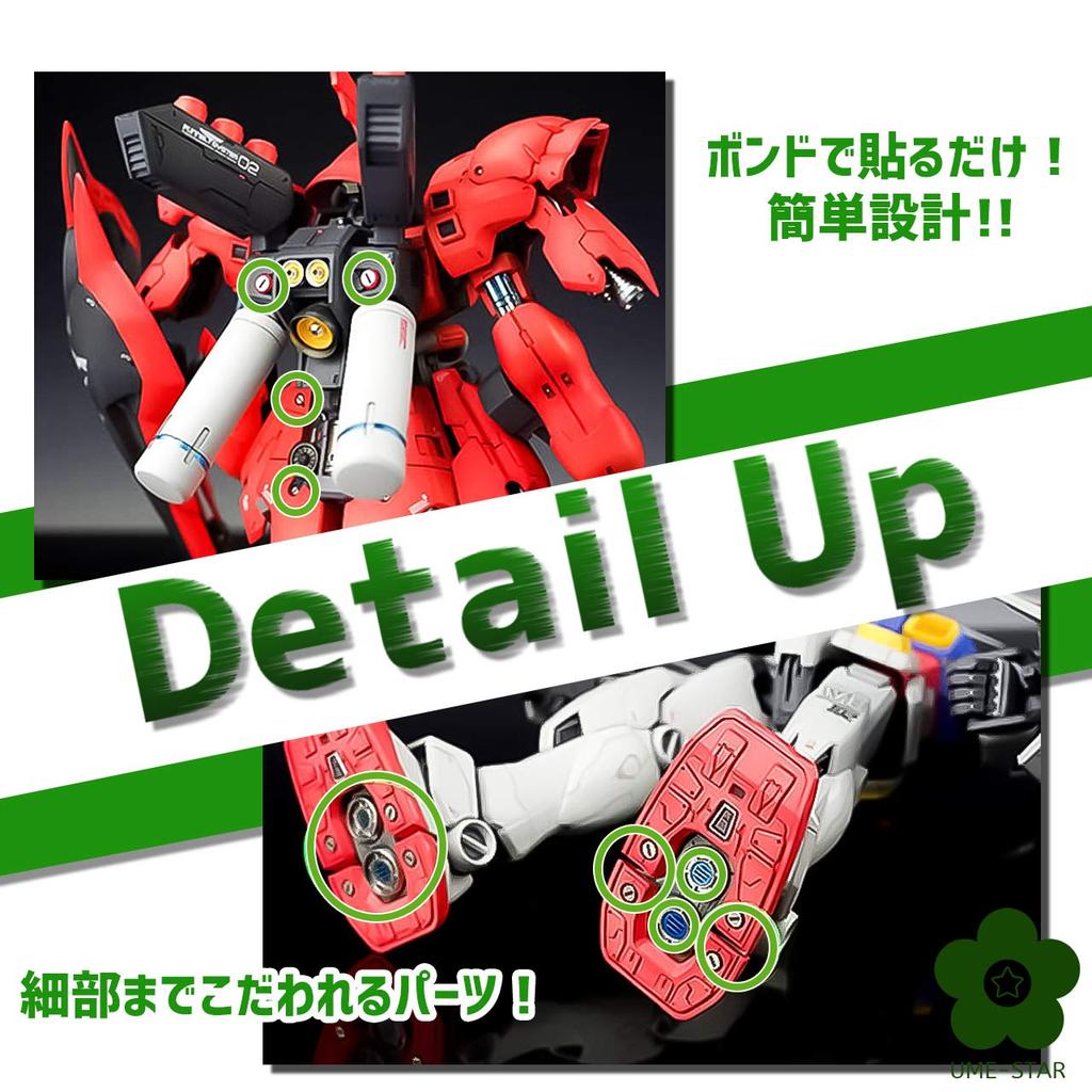 Gunpla Robot Plastic Model Etching Mold Set (UME-STAR) Detail-Up (Type 33)