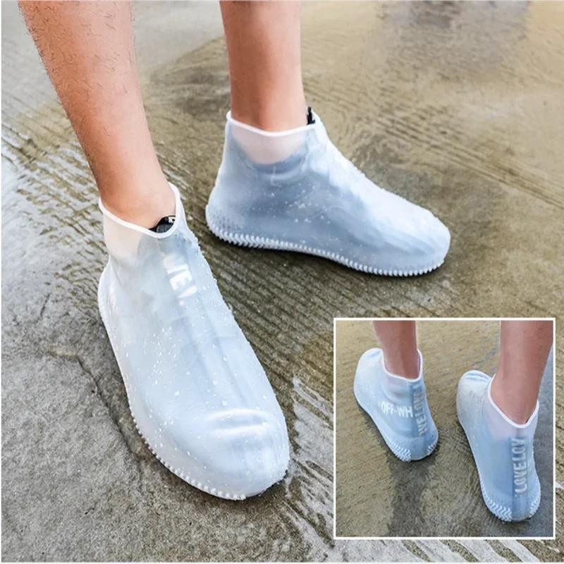 Silicone Rainy Shoe Cover Water Proof Shoes Rain Waterproof Men Women Shoes Protectors Rain Boots for Indoor Outdoor Shoes Cover