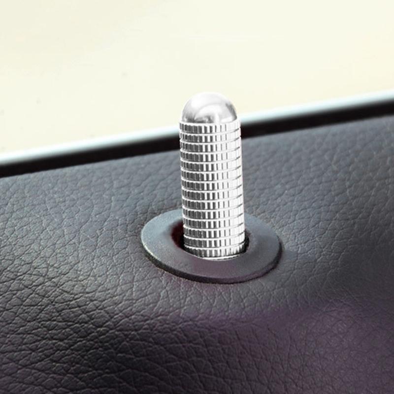 2 Paar Autotürriegel aus Aluminiumlegierung, Verriegelungsstift, Türriegel, passend für W205 GLC-GLE W213 CLA-GLA, modifiziertes Zubehör