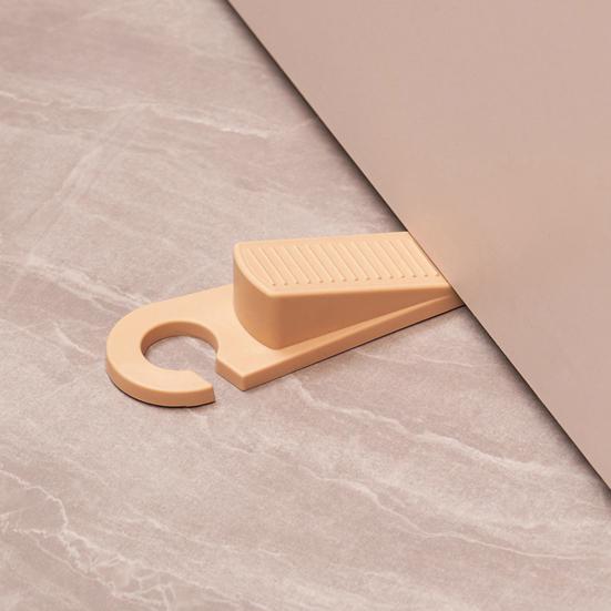 Yousheng 2Pcs Door Stoppers Wear Resistant Non-Slip Design Universal Easy to Install Home Safety Shock-Absorbent Door Wedge