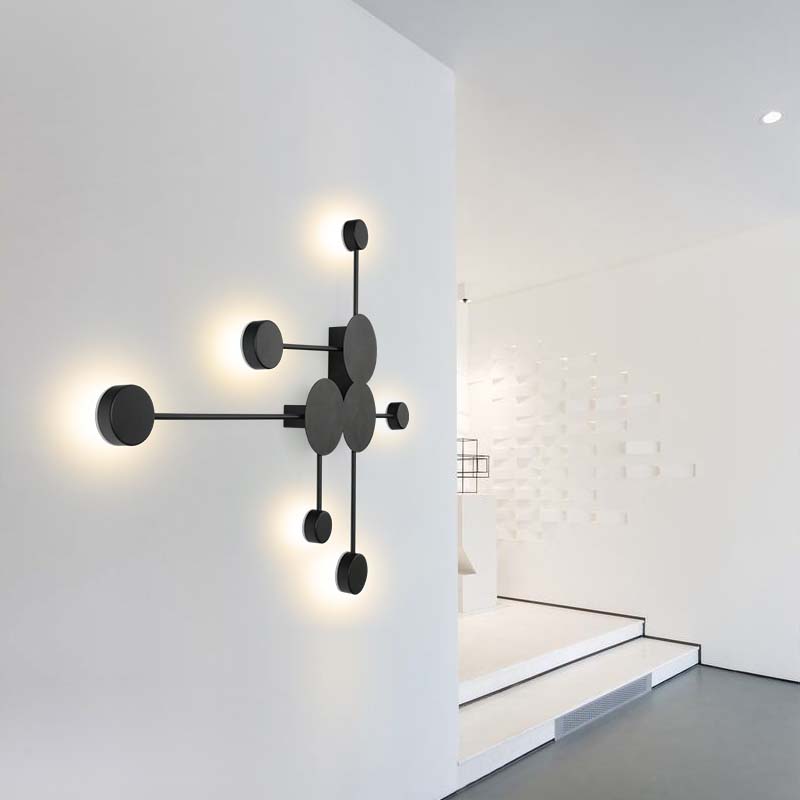 Lampa de perete LED scandinav modern simplu pentru living, hol, noptieră dormitor, lămpi și felinare decorative de perete Beidou