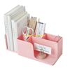 W89C Ausziehbarer Schreibtisch-Schreibwaren-Buch-Stifthalter Ständer Kosmetik-Make-up-Werkzeuge Etui