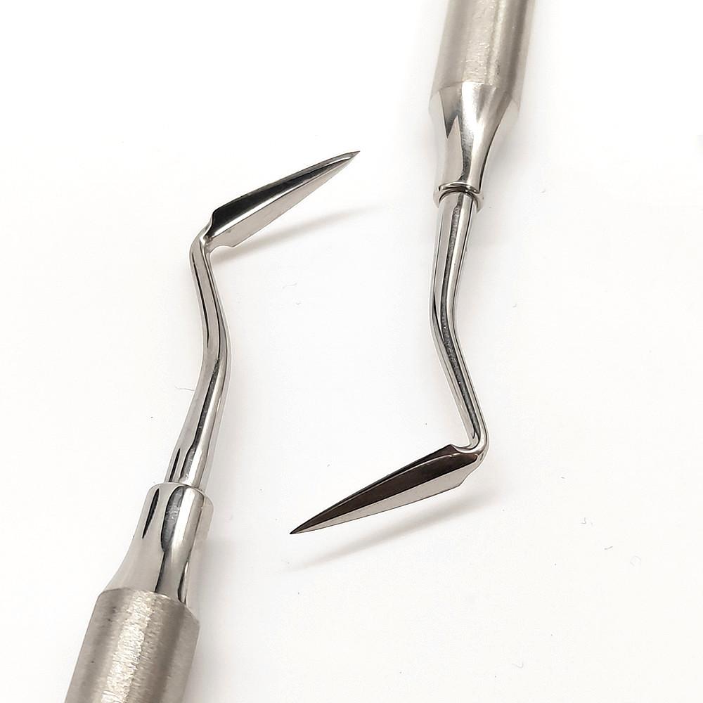 Detartrare parodontale dentare de înaltă calitate Cuțit Orban și cuțit Kirkland Scaler dentar din oțel inoxidabil Instrumente pentru curățarea dinților
