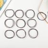 10-Piece Korean Fresh Style Elastic Hair Ties & Headbands Set for Adults