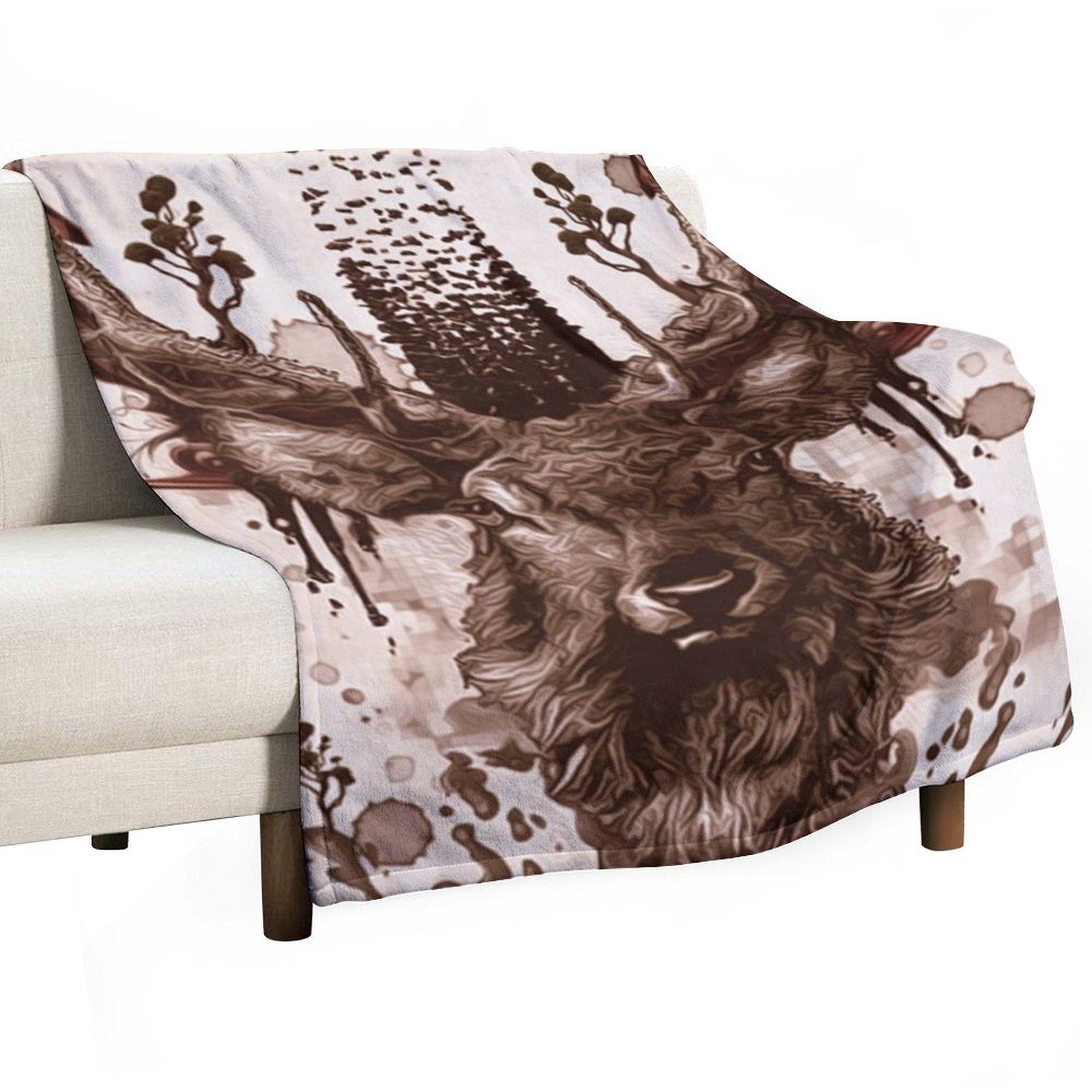 

Stag Throw Blanket Cute halloween Hairys Kid S Blankets 30x40in