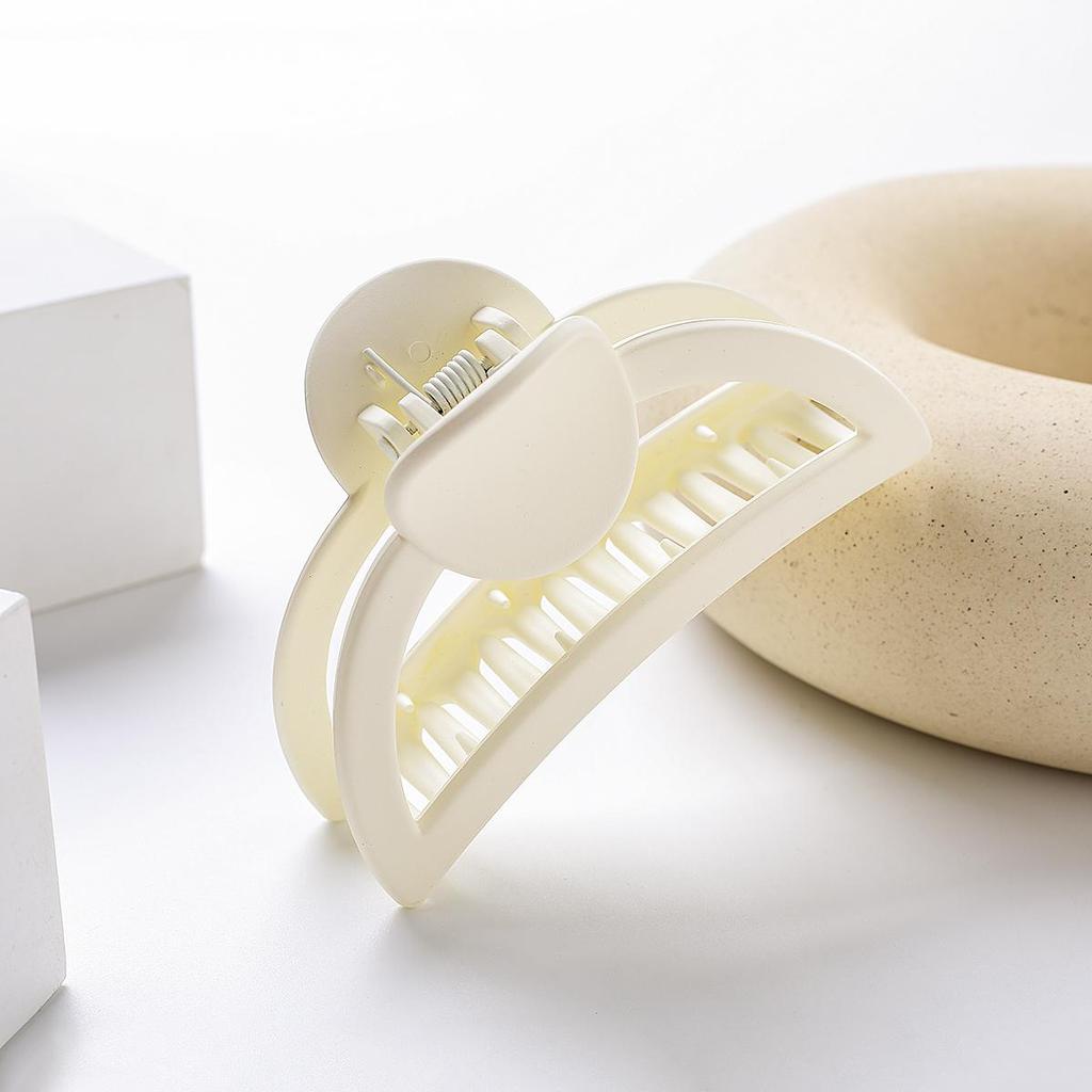 Cream Color Plate Hairpin Candy Color Hairpin Cute Plate Hairpin Shark Clip Female Headdress