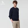 HAZZYS Men's Casual Embroidered Crew Neck Sweatshirt